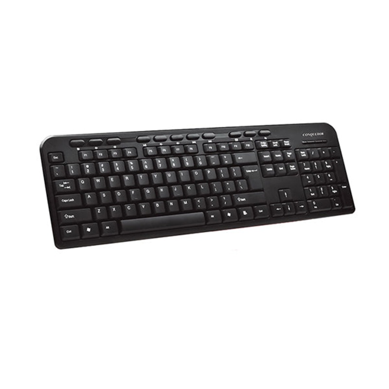 Conqueror Wired Keyboard Arabic and English for Desktop Computer PC Laptop – P368