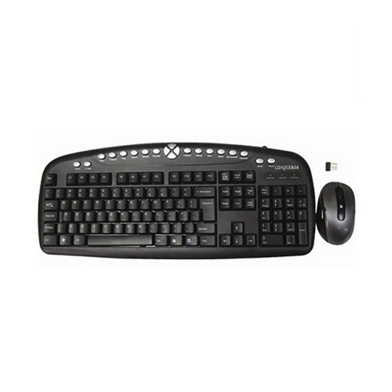 Conqueror Wireless Keyboard with Mouse for Desktop Computer PC Laptop – CB6002