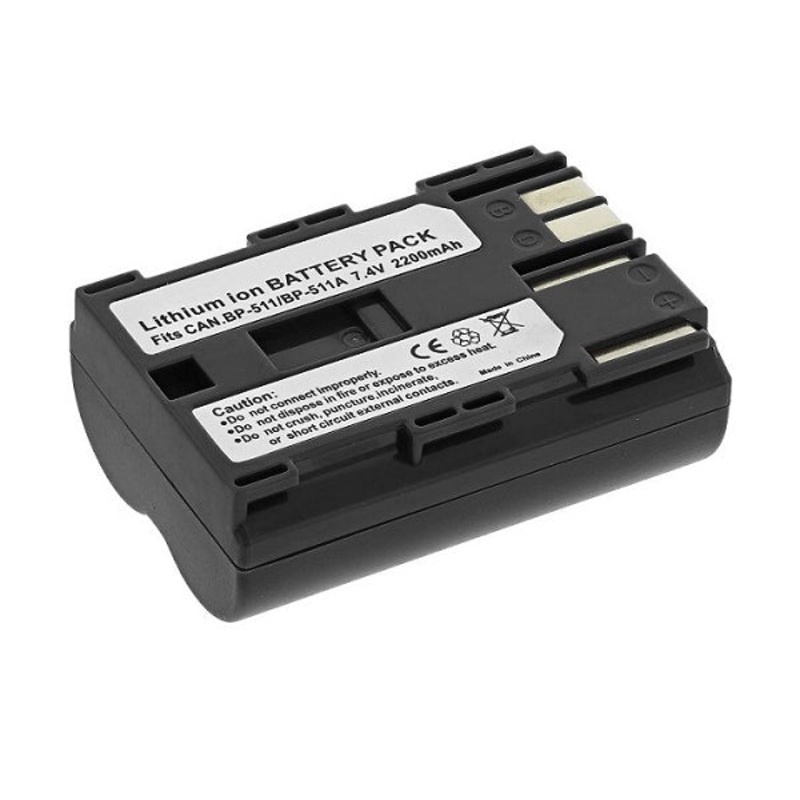 Digital Camera Battery Compatible for Canon BP-511, BP-511A – B226A