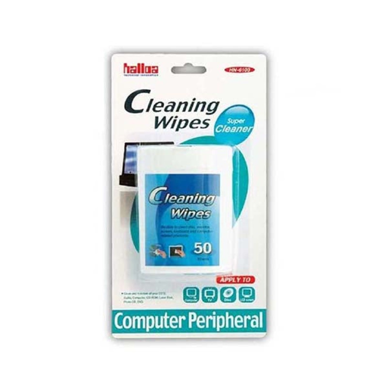 Halloa Cleaning Tissues for PC, TV, Camera – 6103