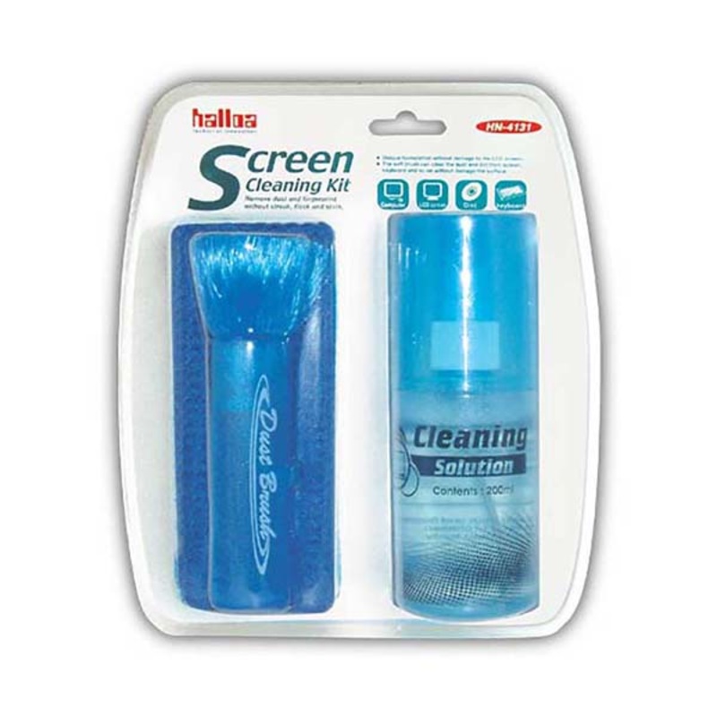 Halloa Computer Cleaning Kit with Brush and Cleaning Solution – HN4131