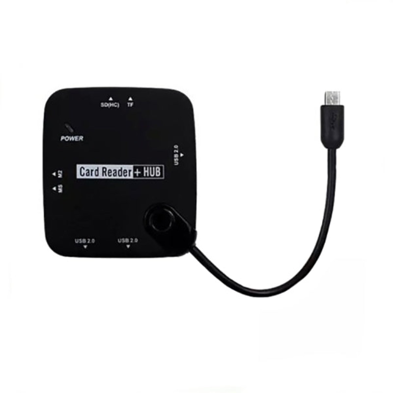 Oleiti All-in-One Memory Card Reader Hub for SDHC, MMC, TF, M2, MICRO SD, MS – CM88