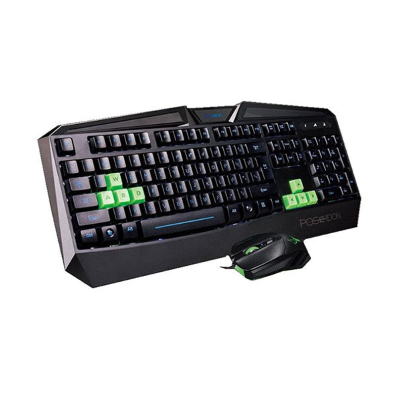 Poseidon Wired Gaming Keyboard with Mouse for Desktop Computer PC Laptop – W7D