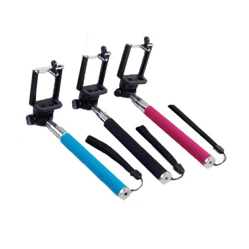 Selfie Stick Wired – C165|Black|Blue|Pink|Brand New
