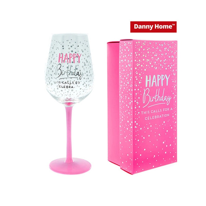 Danny Home Happy Birthday Celebration Wine Glass – KY-032