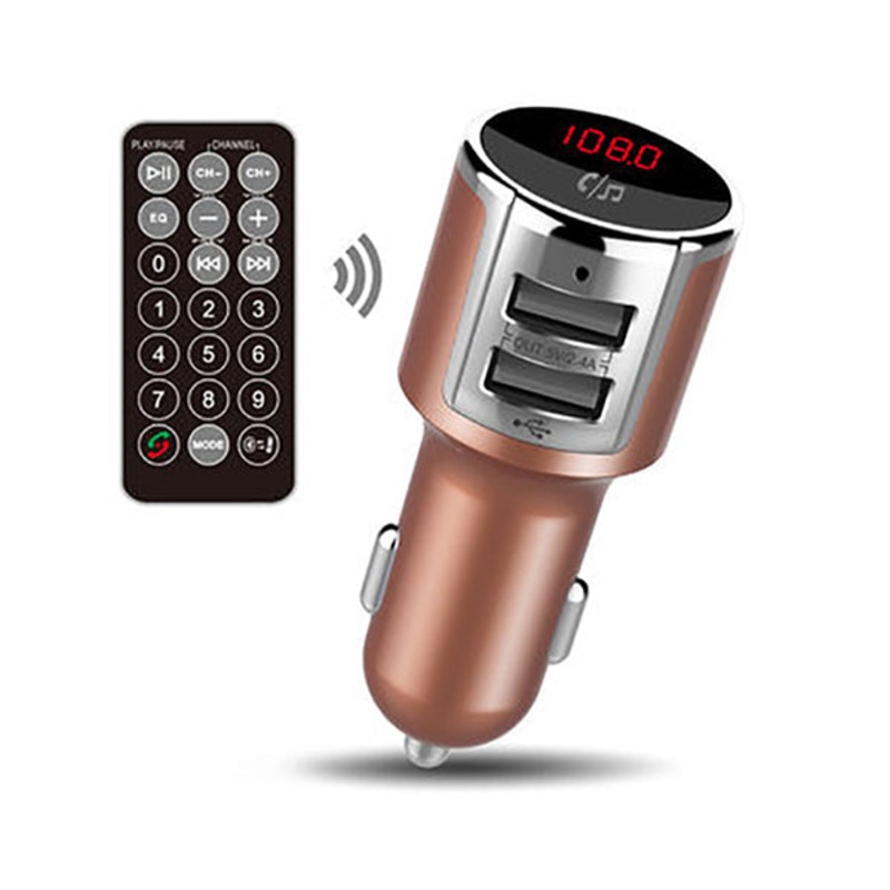 FM Transmitter Hands-free Car Kit Wireless Bluetooth Car Adapter with USB Charging – BC33