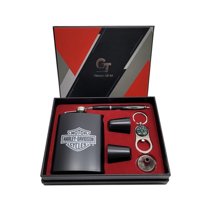Hip Flask Set – Harley-Davidson Motor Cycles – 16119