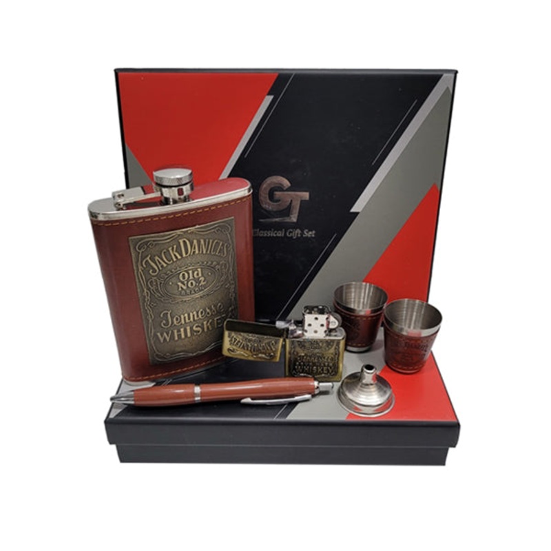 Hip Flask Set-Jack Daniels – BR – 16124