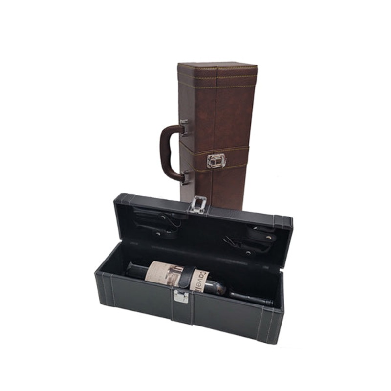 Luxury Leather Wine Box – 1 Bottle – 16114