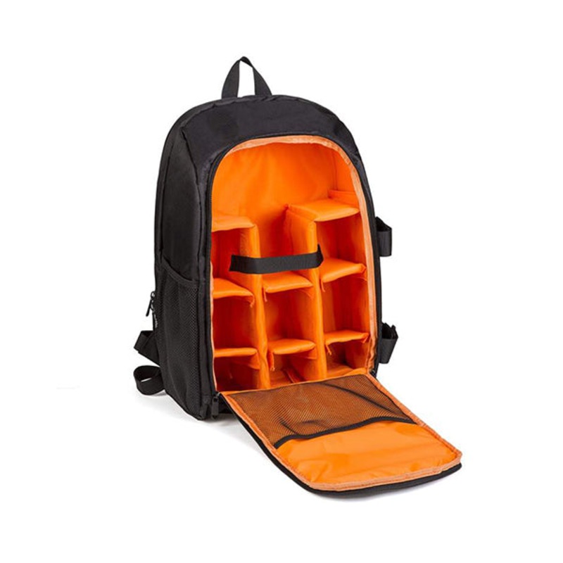 Monoprice Carrying Case Compact Backpack for DSLR / SLR Camera Padded with Lens Storage and Pockets – LLB4046