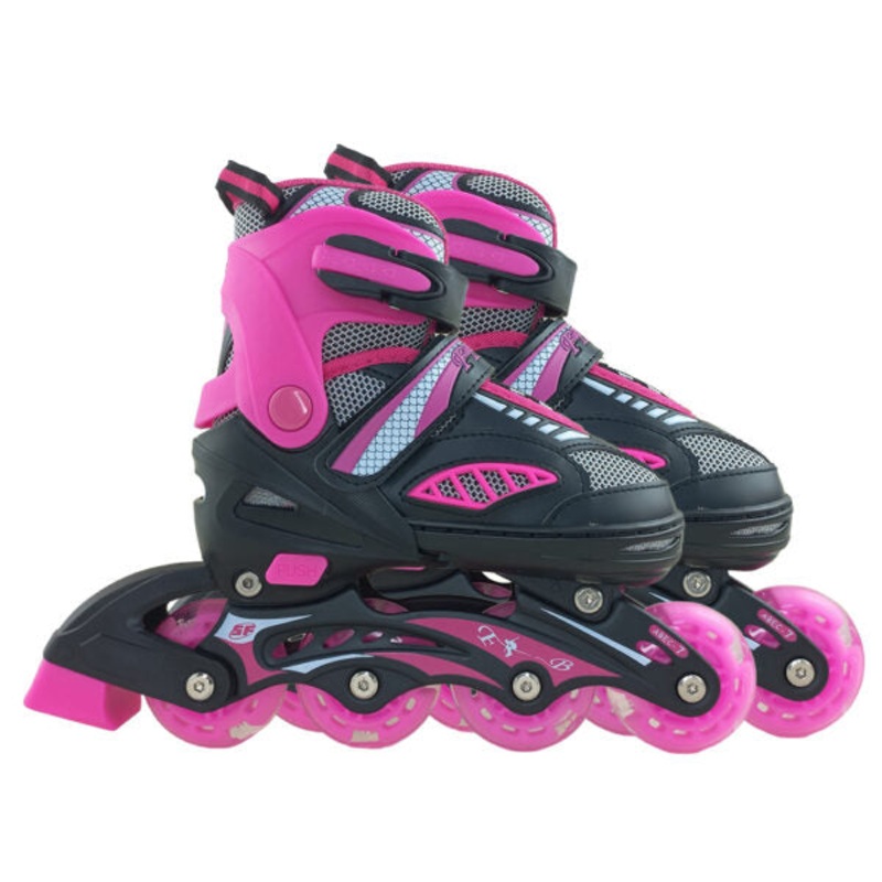 Adult & Kids Adjustable Roller Skates With Safety Kits SF-189AT – Medium