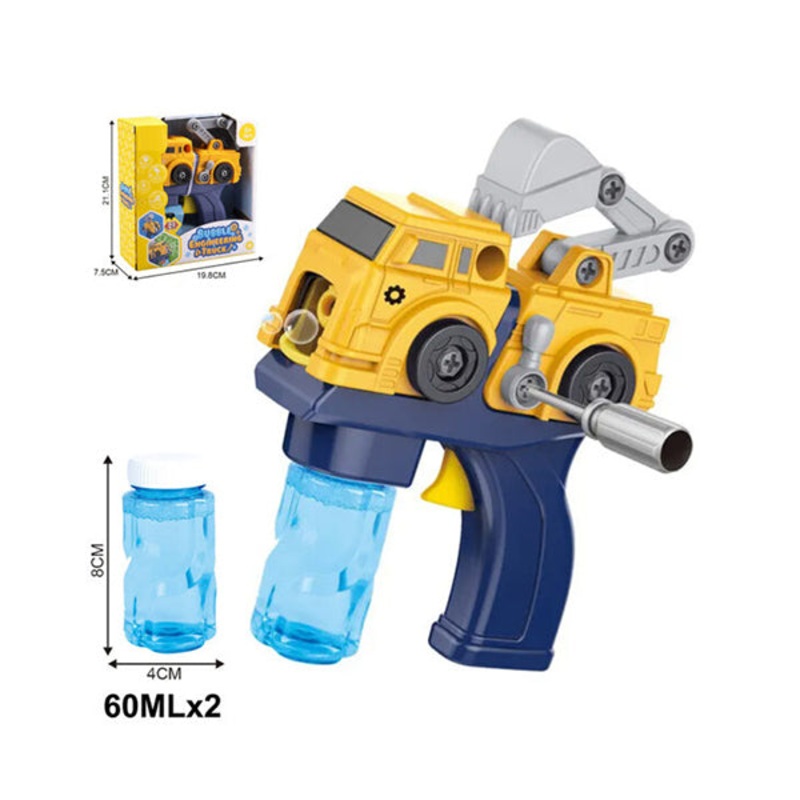 Automatic Bubble Gun Toys, Engineering Truck