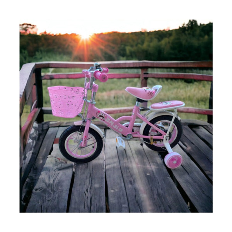 Childrens Pink Bicycle 12 Inch, ct124