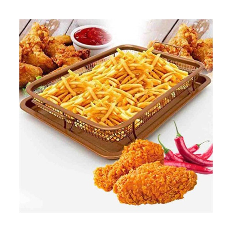Copper Crisper, 2-Piece Non-Stick Bakeware Set
