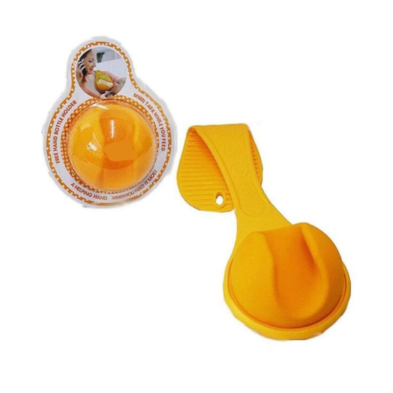 Hands Free Baby Bottle Holder|Orange|Brand New