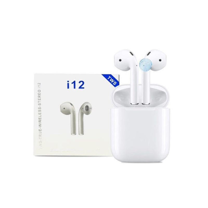 I12 TWS Sensor Touch, Pair Bluetooth Earbuds