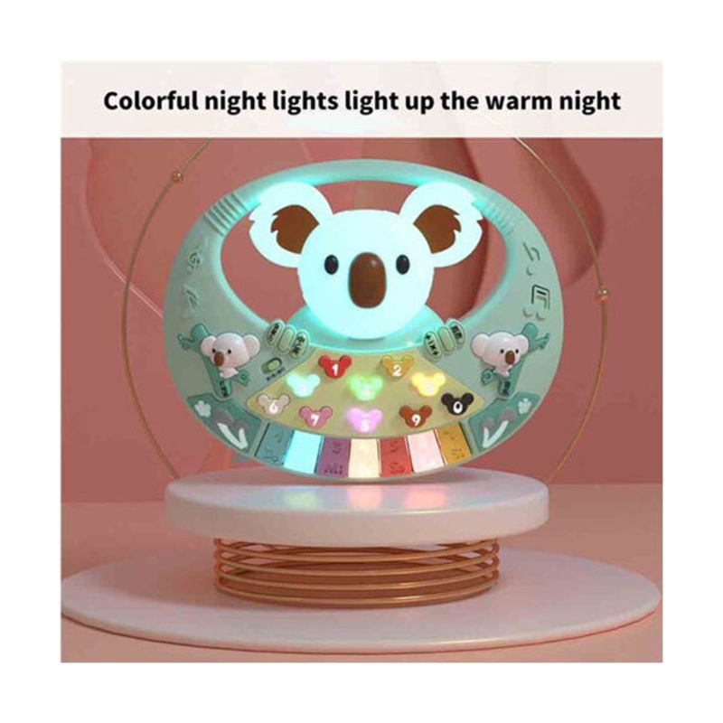 Musical Koala Piano Colorful Night Light