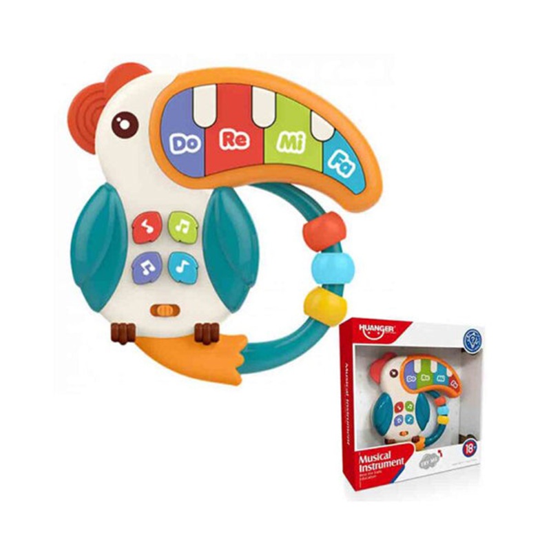 Parrot Musical Instrument Toy|White|Brand New