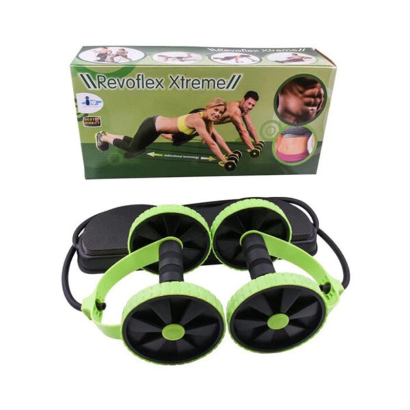 Revoflex Xtreme – New Core Double Wheels Ab Roller