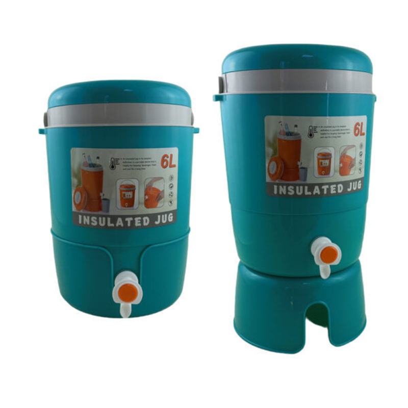Thermos Bottle Barrel Beverage Dispenser Set