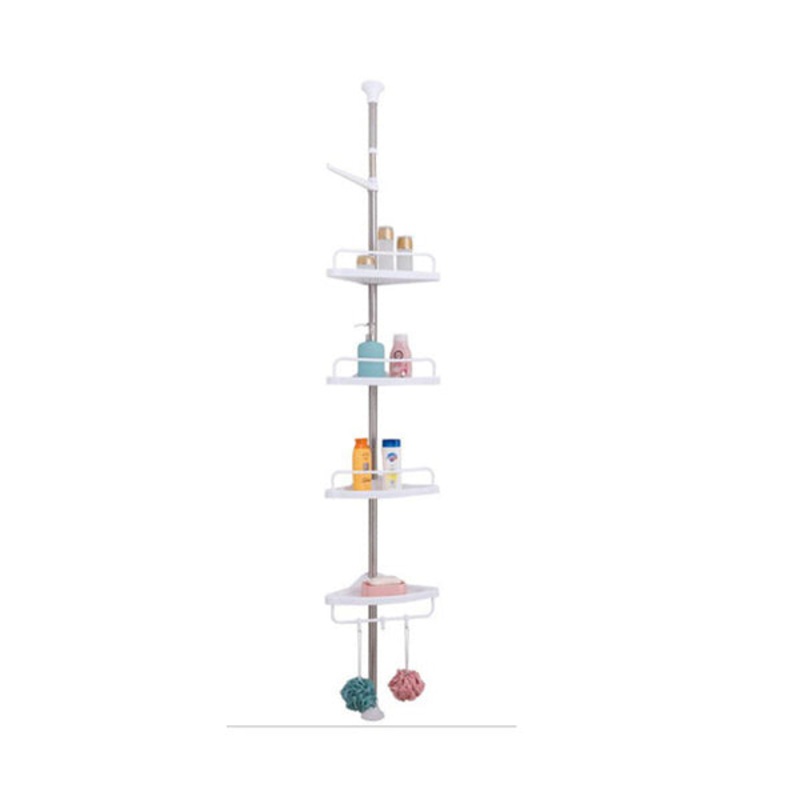 4 Tier Adjustable Telescopic Bathroom Organizer Corner Shower GY-188