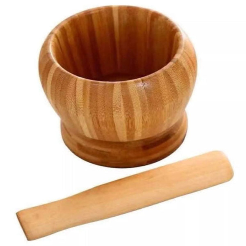 Cool Gift Bamboo Pounded Garlic Pot