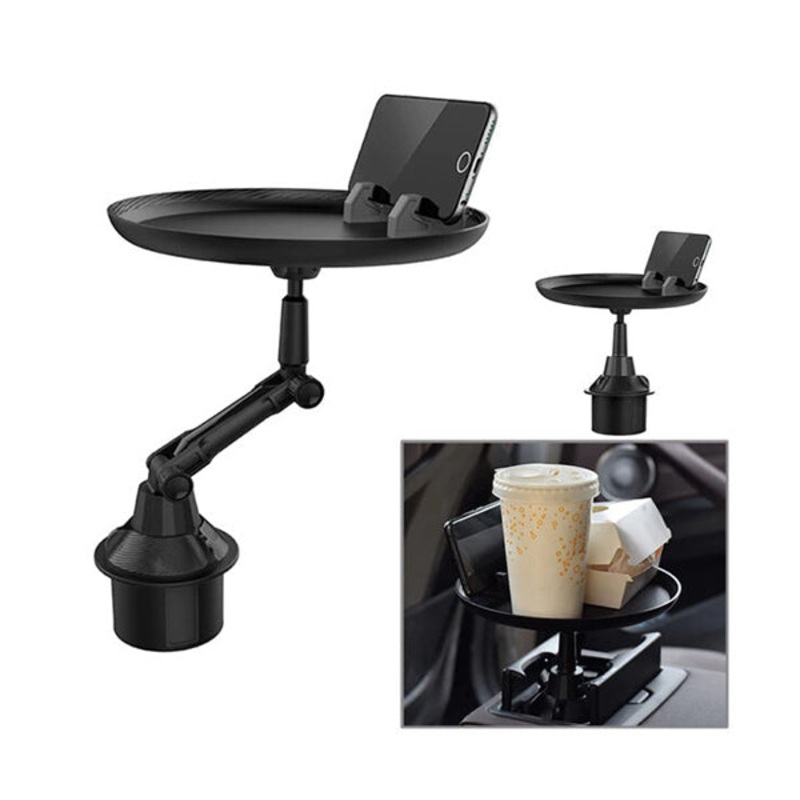 Cup Holder Tray for Car  Adjustable Car Tray Table