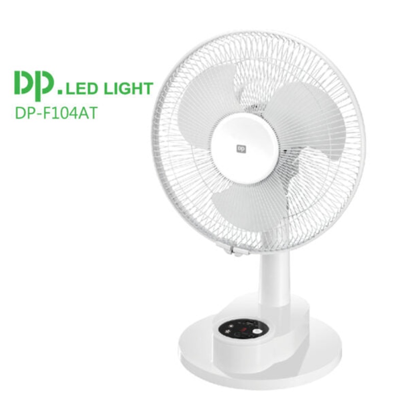 DP-F104AT, 12Rechargeable Fan With LED