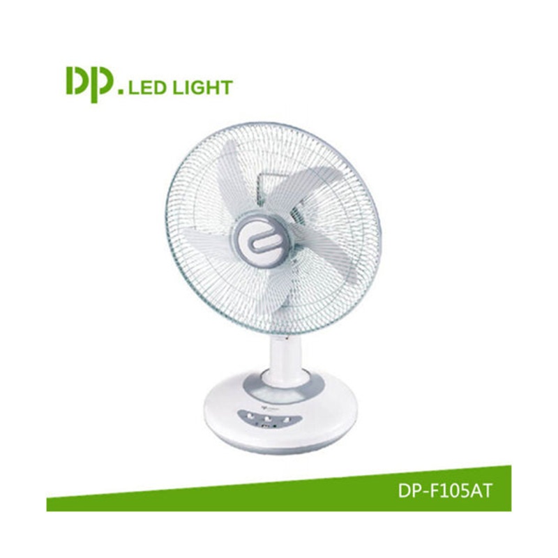 DP-F105AL, Rechargeable Battery Fan with LED light 16, 7-13 Hours