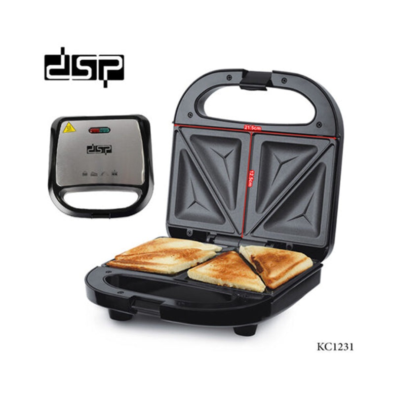DSP KC1231, Sandwich Maker 750W