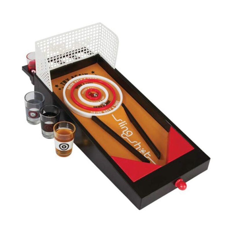 Lingshot Drinking Game with 4 shot glasses – 95805
