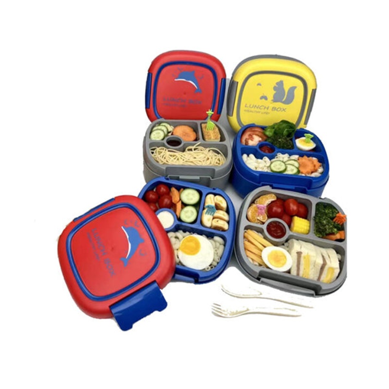 Lunch Box for Kids – Single|Red|Yellow|Brand New