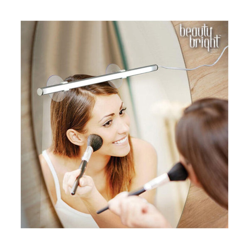 Portable Beauty Bright LED Mirror Light with Suction Cups