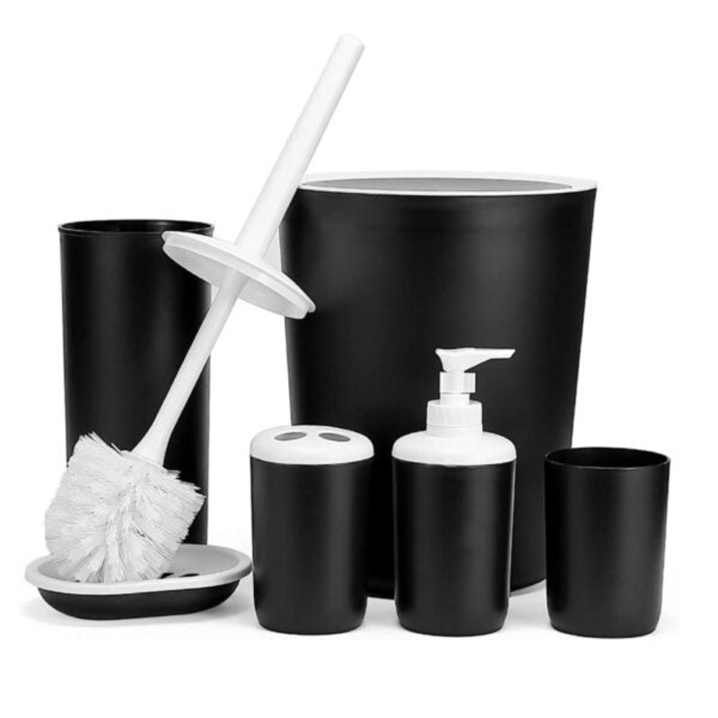 Sanitary, 6 Piece Bathroom Accessories Set