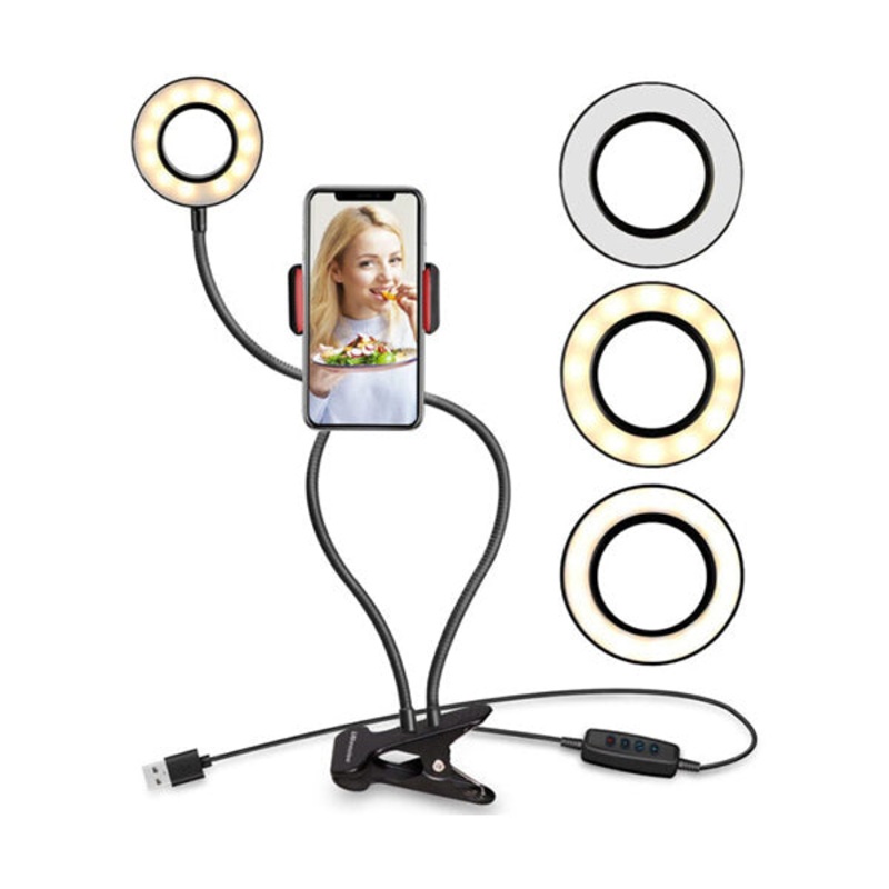 Selfie Ring Light with Cell Phone Holder