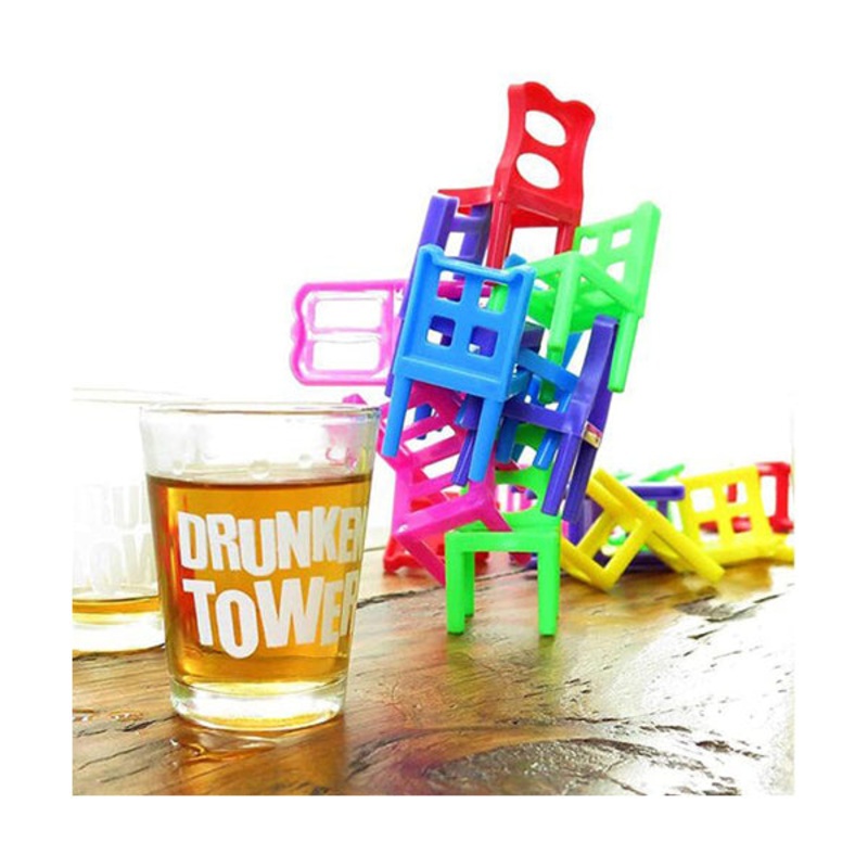 Tower Drinking Game, Balance Chairs