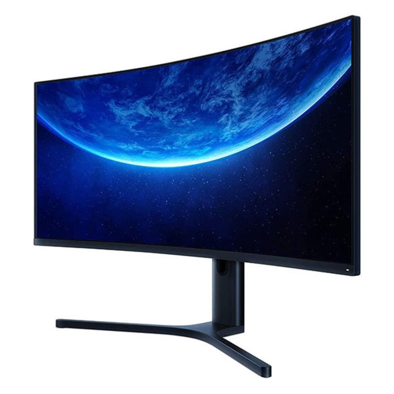 Xiaomi Mi Curved Gaming Monitor 34 Inch with AMD FreeSync Premium, WQHD 3.440 x 1.440, 21:9, 144Hz, 4ms, 300lm, 121% sRGB, 2 HDMI, 2 Display Port, Audio Out, TUV Certified Blue Light Reduction