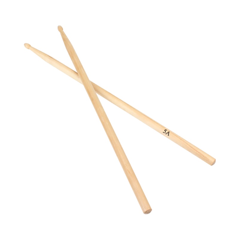 5A Wooden Drum Sticks – Plastic Tips