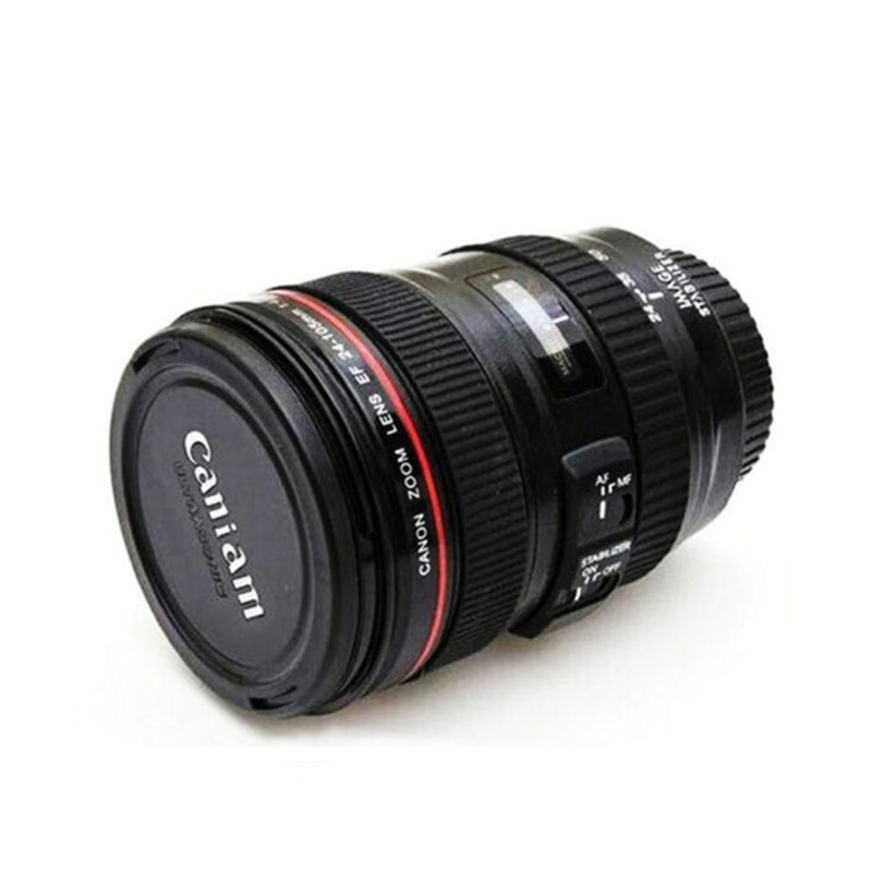 Camera Lens Thermos Coffee Mug with Lid – 91699