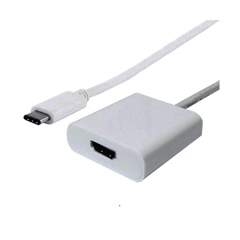 Conqueror Cable USB 3.1 Type C to HDMI 4K 30Hz Male to Female Nickel Connectors 0.15 Meter – C134E