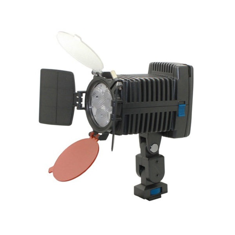 Video Light 3 LED Lamp Rechargeable General Shoe for Canon Nikon Camera DV Camcorder – 5001