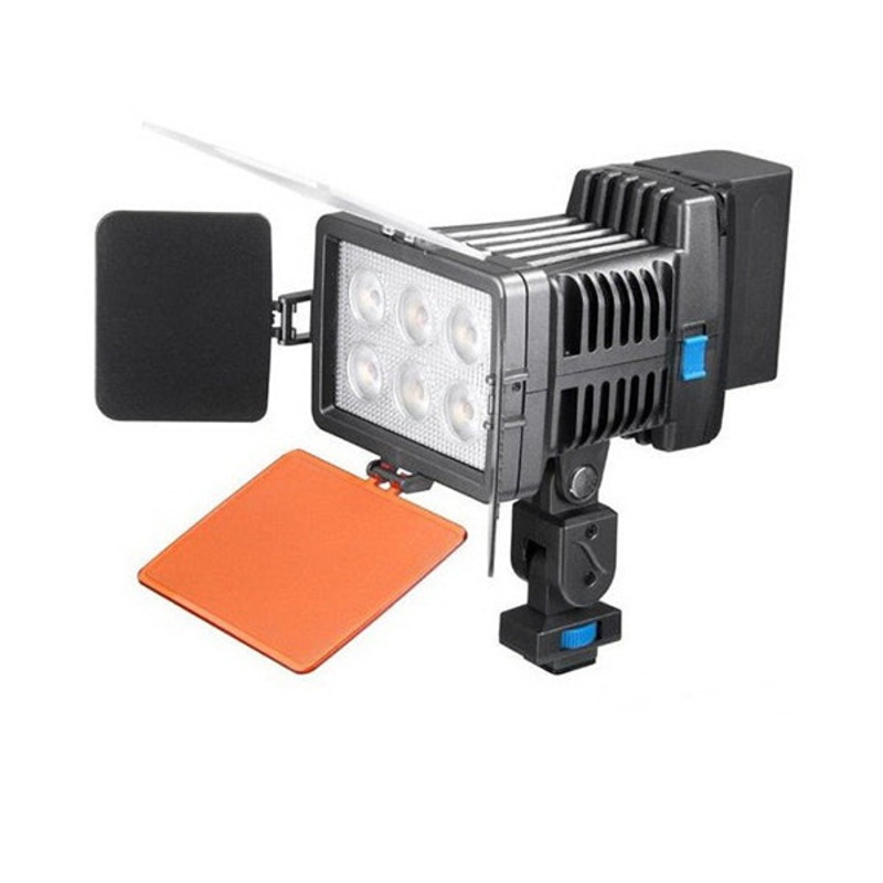 Video Light 6 LED Lamp Rechargeable for Sony Camera DV Camcorder – VL006