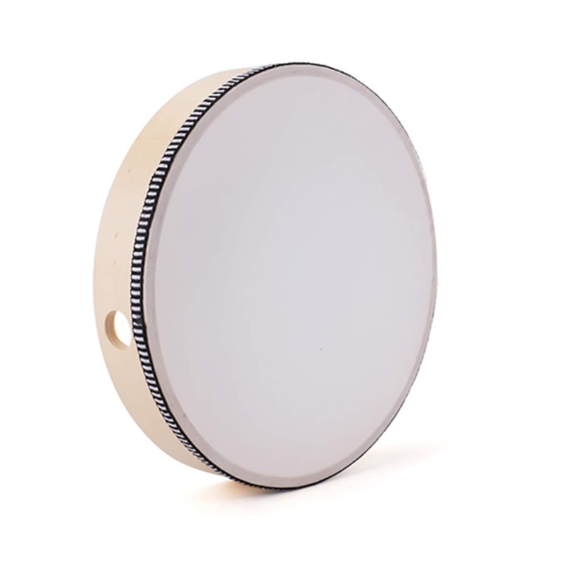 Wooden Hand Drum 15 cm|White|Brand New