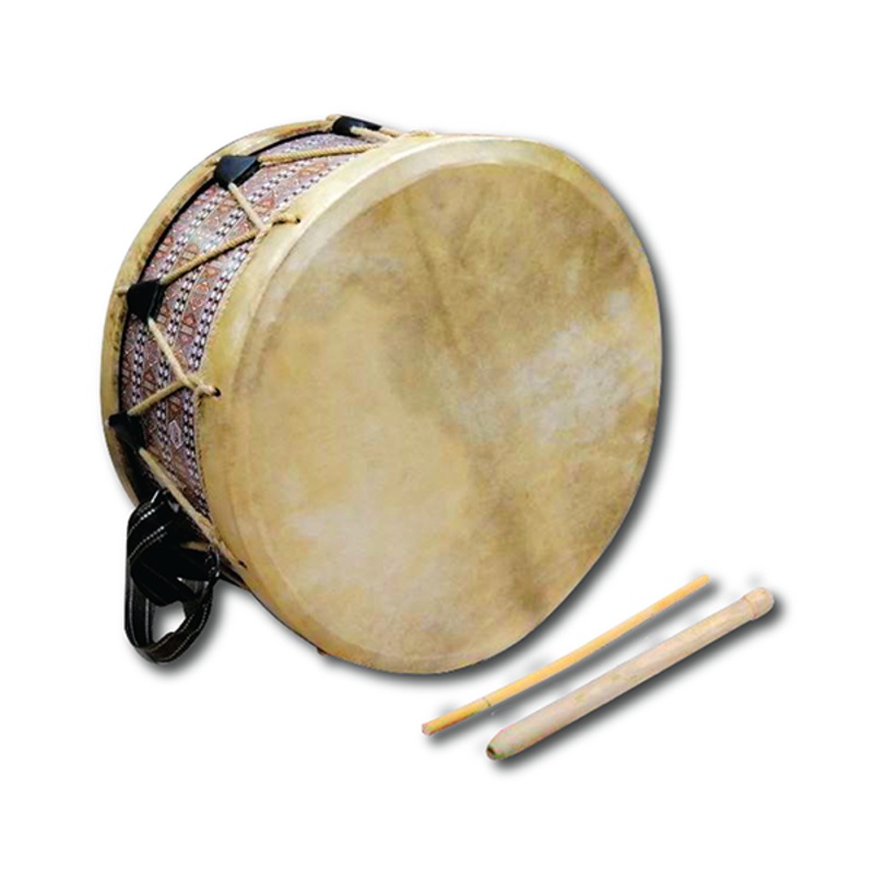 Wooden Tabla Percussion Drum Instrument 50CM – Large – Free Carrying Case Included