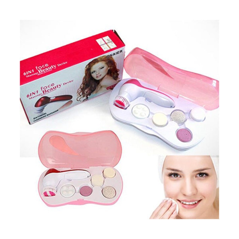 6 in 1 Face Facial Care Cleansing Massager – 83037