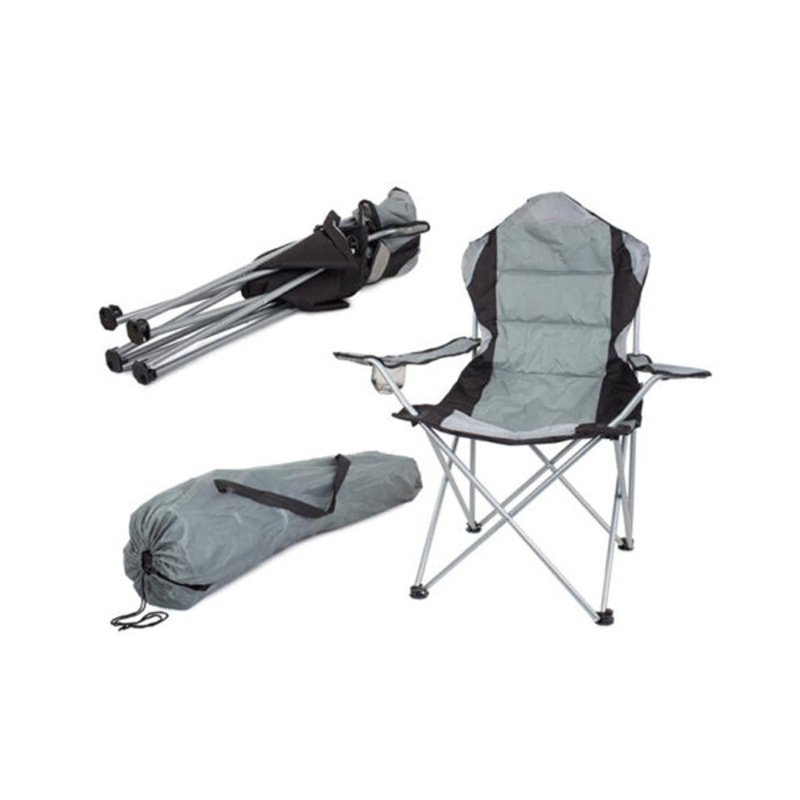 HEAVY-DUTY Grey Folding Padded chair – 2023-FG2