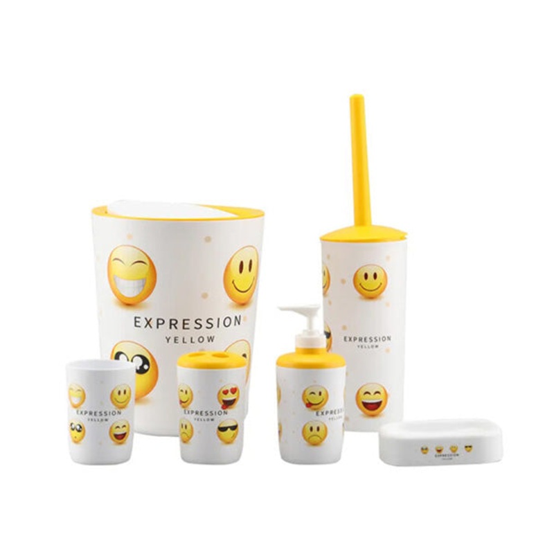 Sanitary, Smiley Collection, 7 Piece Bathroom Accessories Set – 94343-S