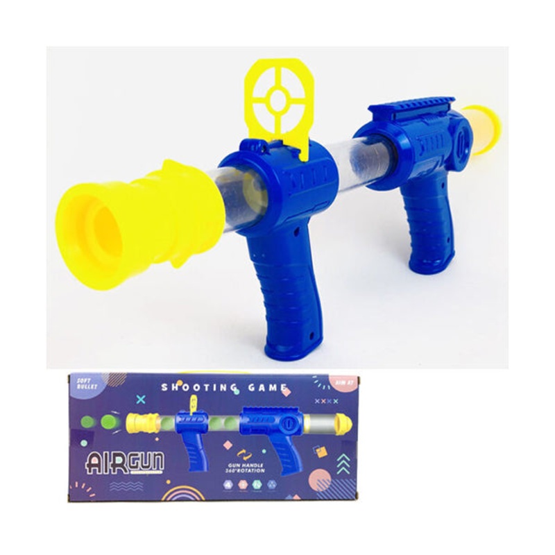 Blaster-automatic 971-4 Air-powered gun, Shoots Soft Balls – 98052