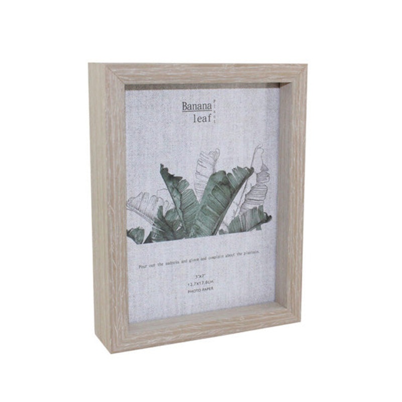 Cool Gift, Double Sided Wood Picture Frame with Glass, 5 x 7 – 94911