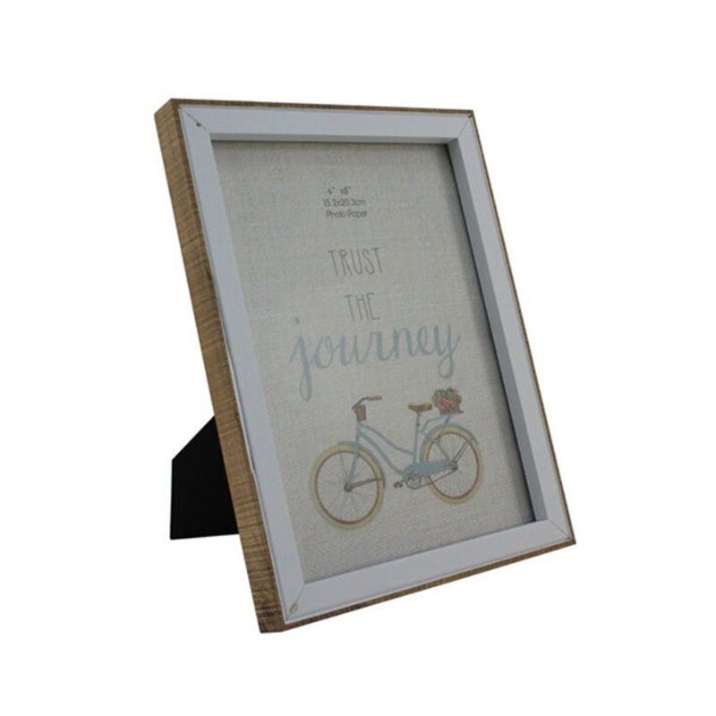 Cool Gift, Wood Picture Frame with Glass Front, 6×8 – 94914